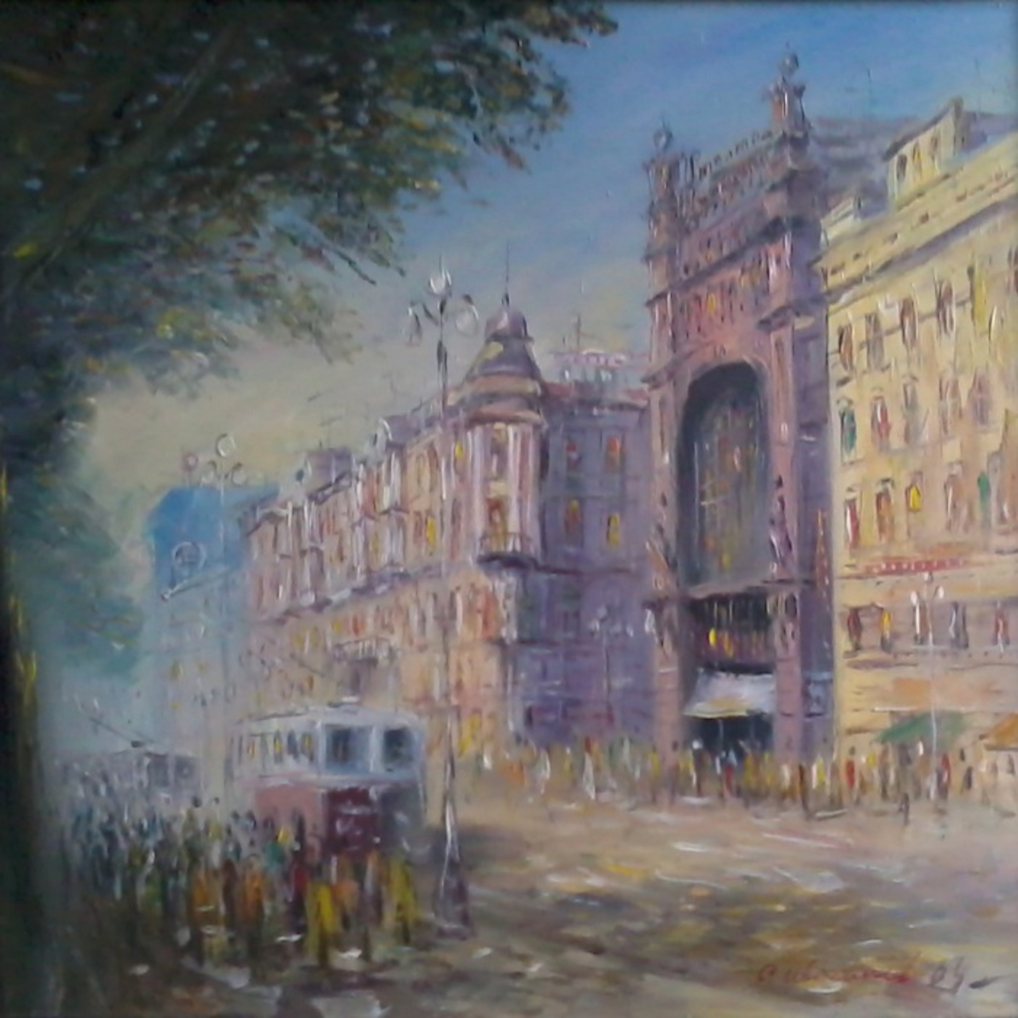 Exhibition of paintings by Semyon Ivanchenko My City