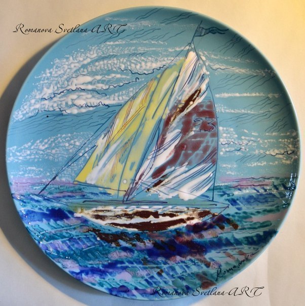 Decorative painting plates
