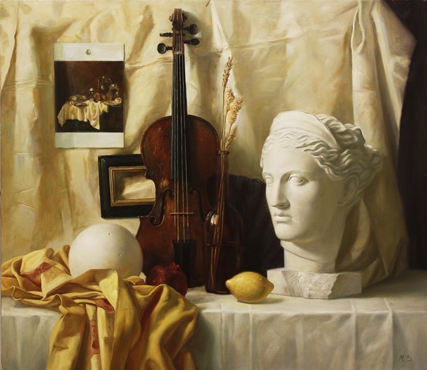 Master class on painting still life with nature