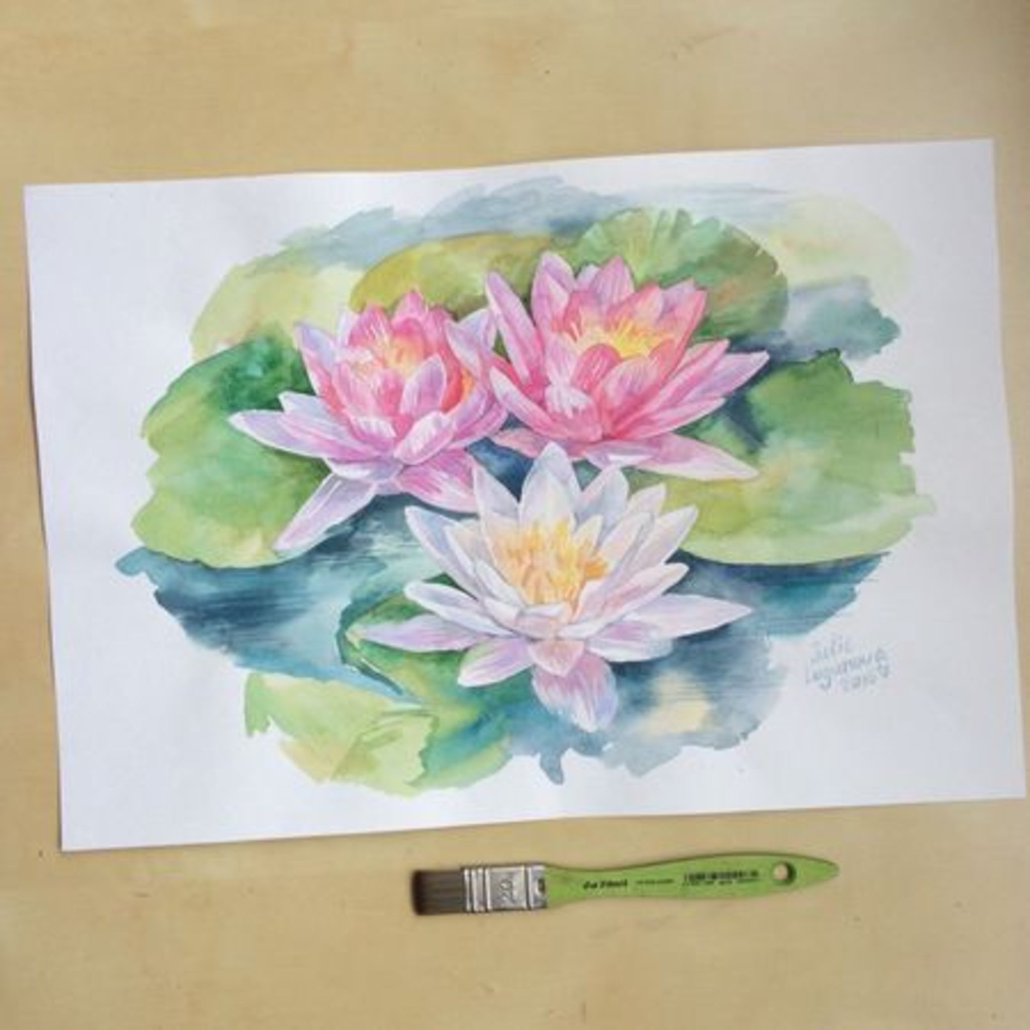 Master Class Flowers in watercolor