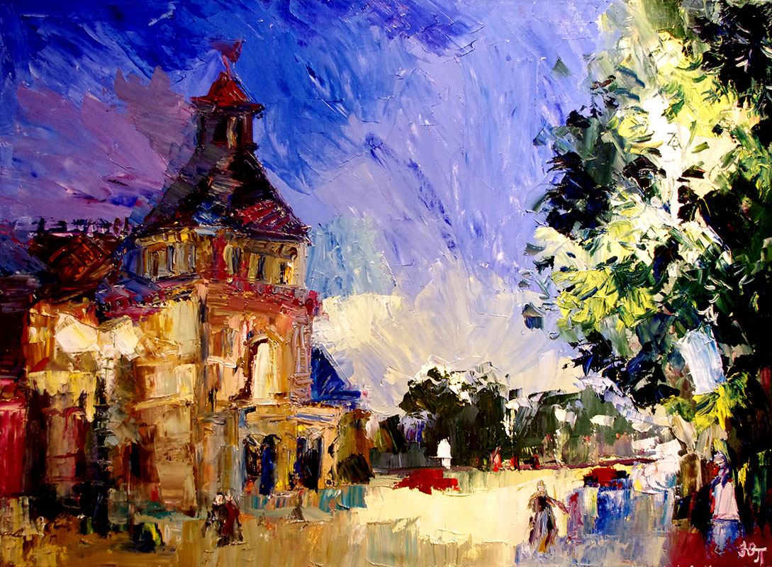 Creative collaboration of the FoSSart gallery and Singer Cafe “Colorful Petersburg”