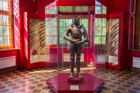 An exhibition of armor from the collection of the State Hermitage Museum