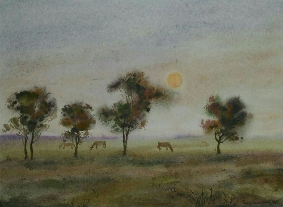 The exhibition of watercolors by Mikhail Strutinsky “From Spring to Autumn”