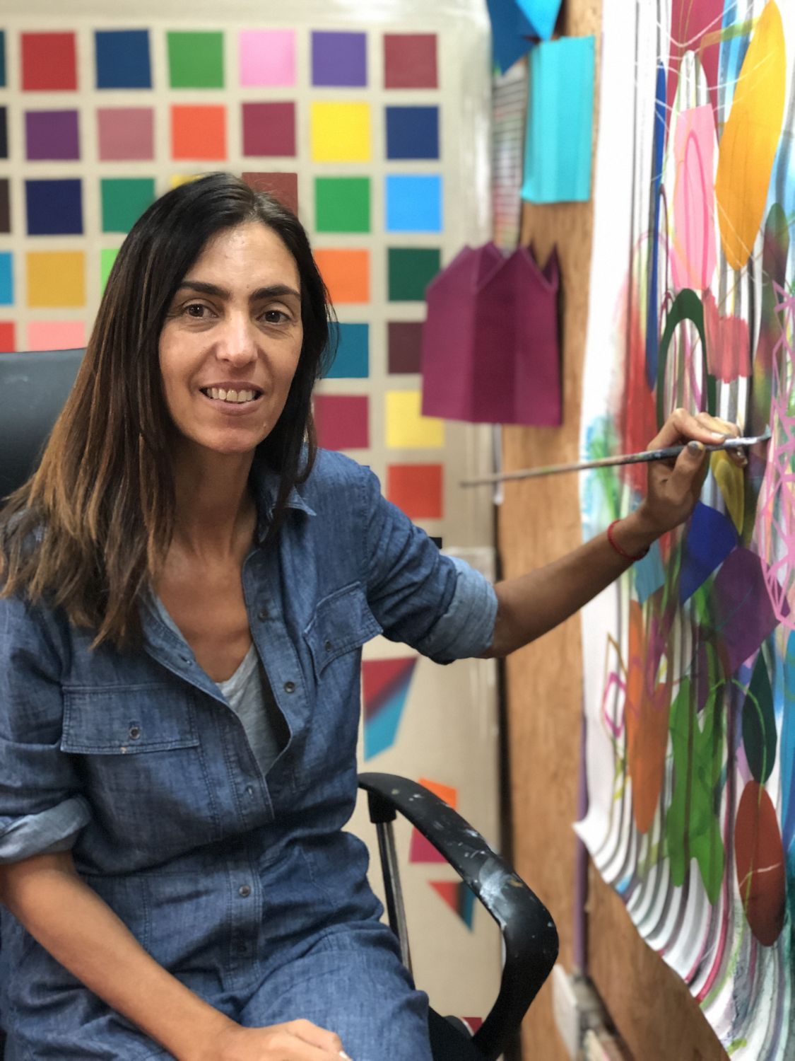 Artist talk аргентинской художницы Мария Санти о живописи как мысли