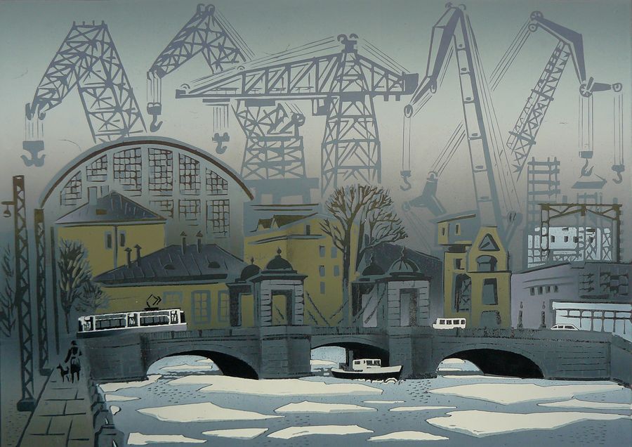 Выставка «Ленинград-Петербург в печатной графике Юрия Разинкова»